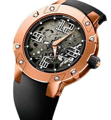 Review Richard Mille RM 033 Extra Flat Automatic Pink Gold Copy Watch - Click Image to Close